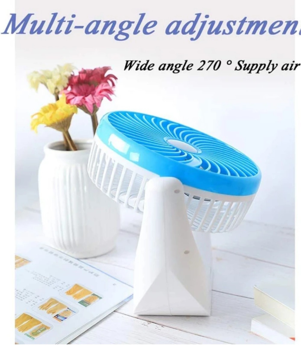 DC table fan Inbuilt battery