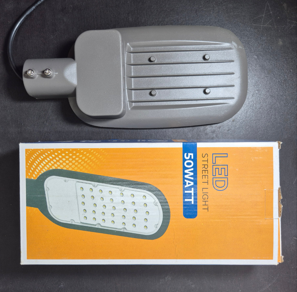 Lens Model LED 50W LED Street Light, IP65 Rated Outdoor Light (Cool White, BIS Approved) Street Light Outdoor Lamp (White)