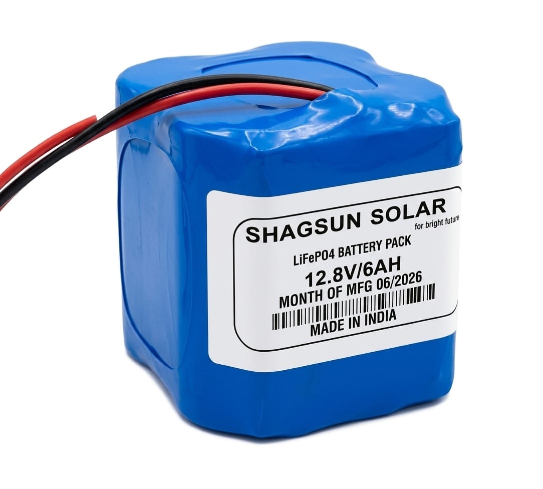12.8V 6Ah LiFePO4 Battery pack