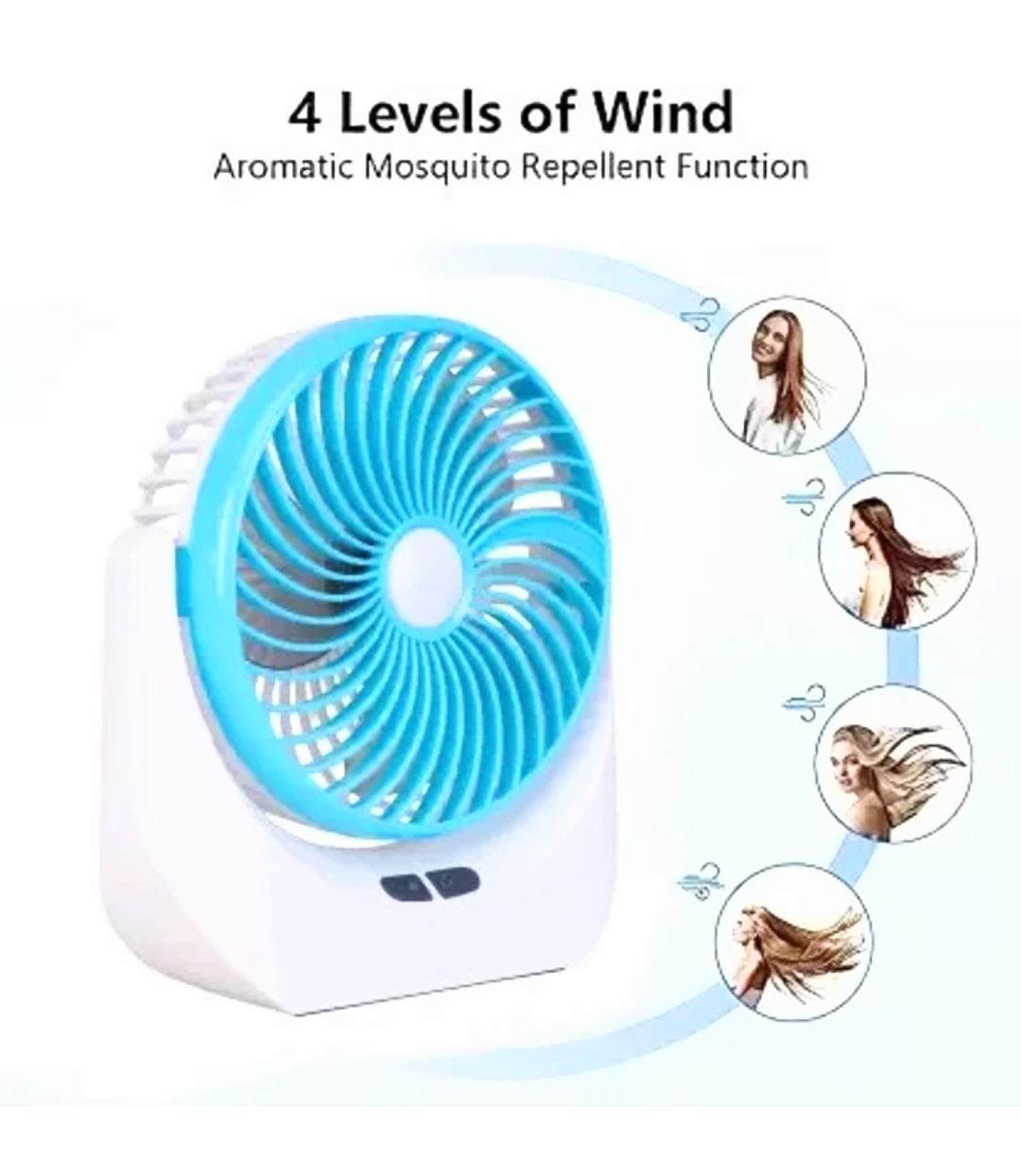 DC table fan Inbuilt battery
