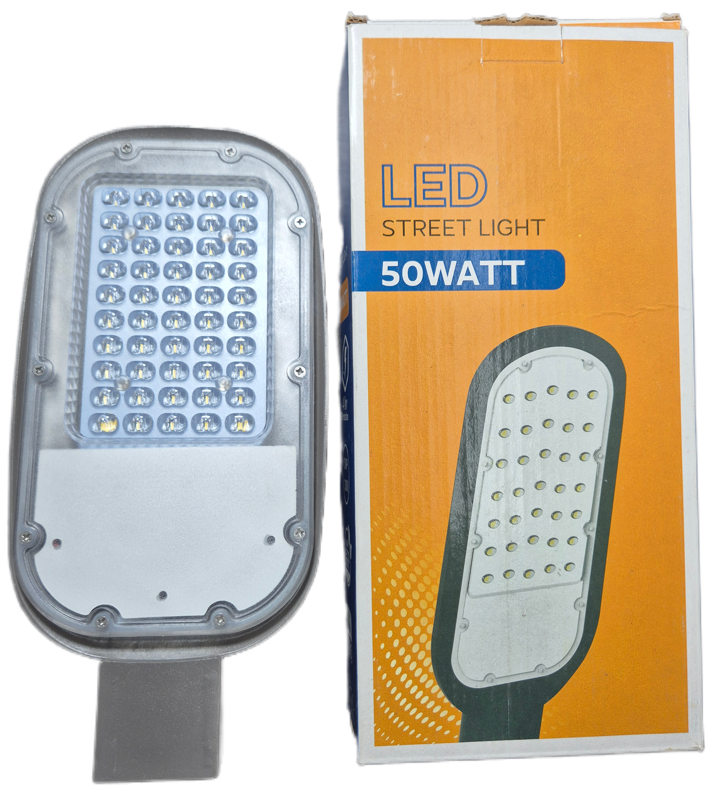 Lens Model LED 50W LED Street Light, IP65 Rated Outdoor Light (Cool White, BIS Approved) Street Light Outdoor Lamp (White)
