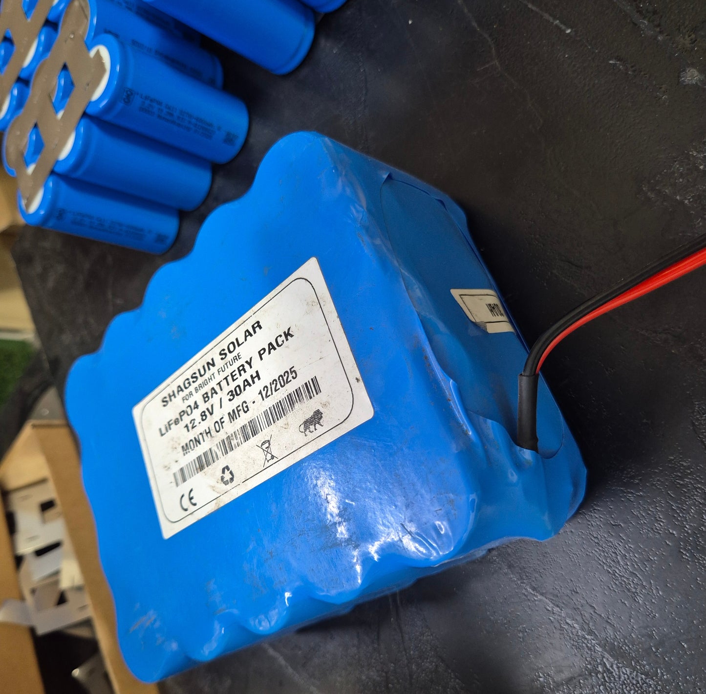 12.8V 30Ah LiFePO4 Battery Packs