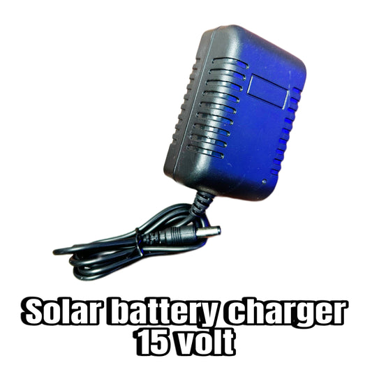 Solar battery charger 15v