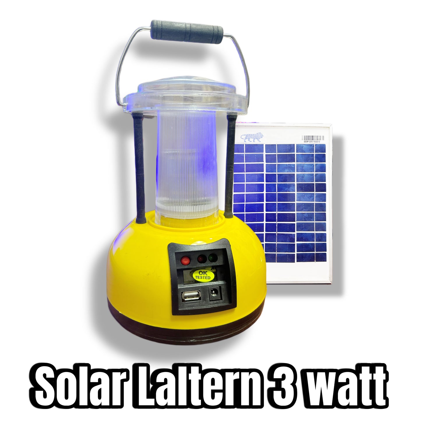 Solar Laltern 3 watt with solar panel