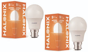 Halonix 9W B22 LED Cool Day Light Bulb, Pack of 2