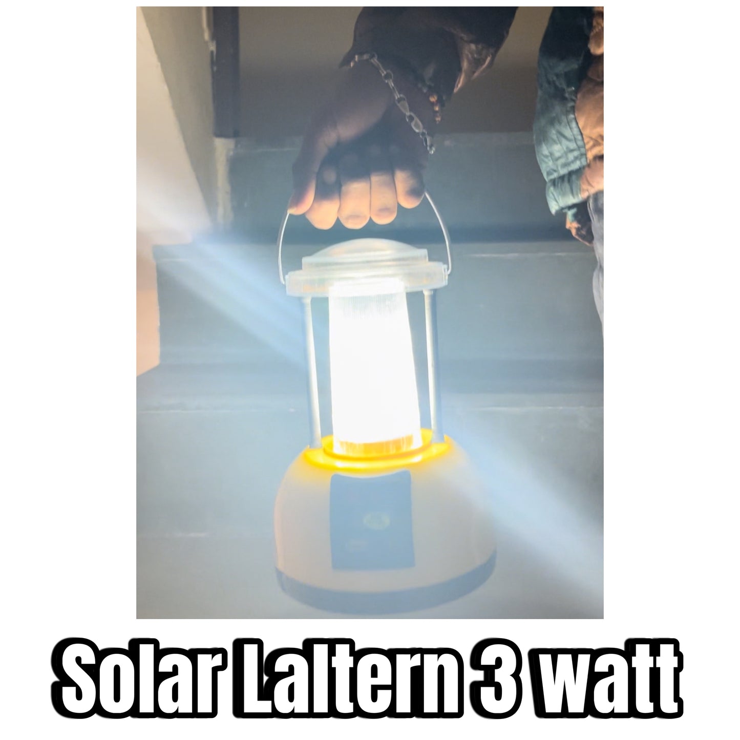 Solar Laltern 3 watt with solar panel