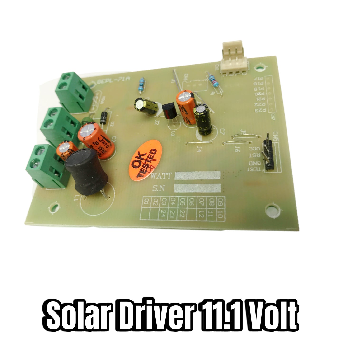 Solar light driver 12w 11.1volt ! for Lithium ion battery