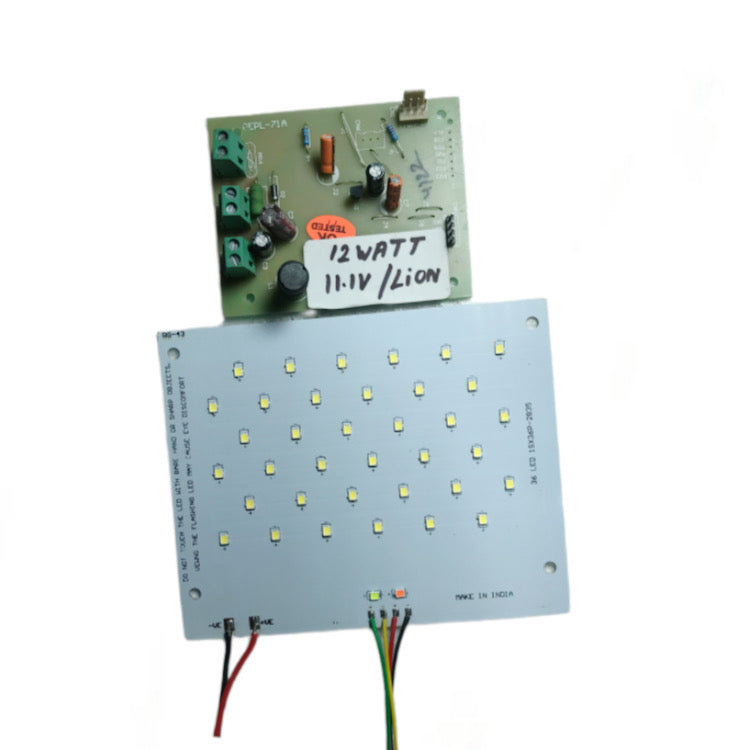 Solar Semi Light Driver with MCPCB (for 11.1v Lithium ion battery)