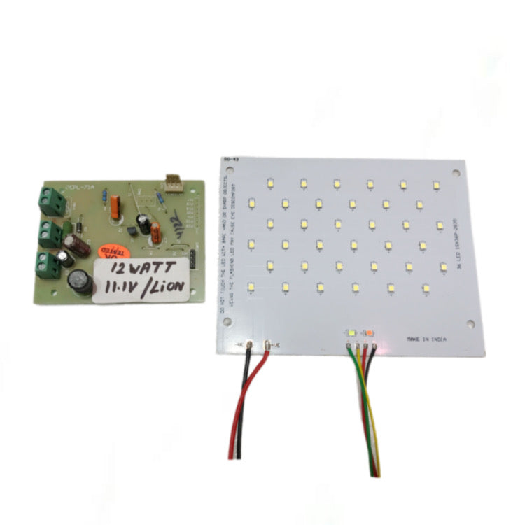 Solar Semi Light Driver with MCPCB (for 11.1v Lithium ion battery)